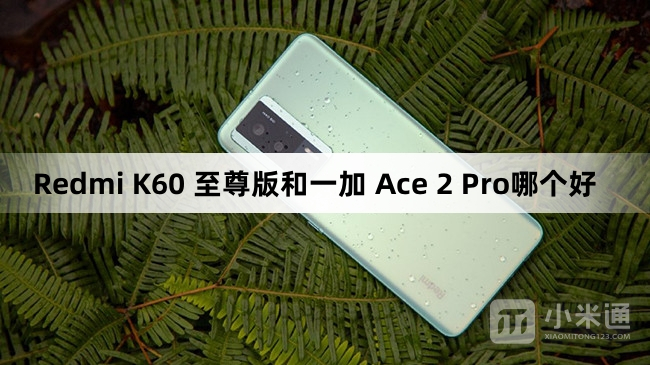 Redmi K60 至尊版和一加 Ace 2 Pro哪个好